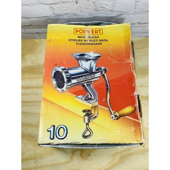 PORKERT Kitchen Porkert Hand Crank Meat Mincer Grinder Sausage